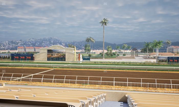 Del Mar Thoroughbred Club - Section Clubhouse Box 6 B Lvl 2 Seat View
