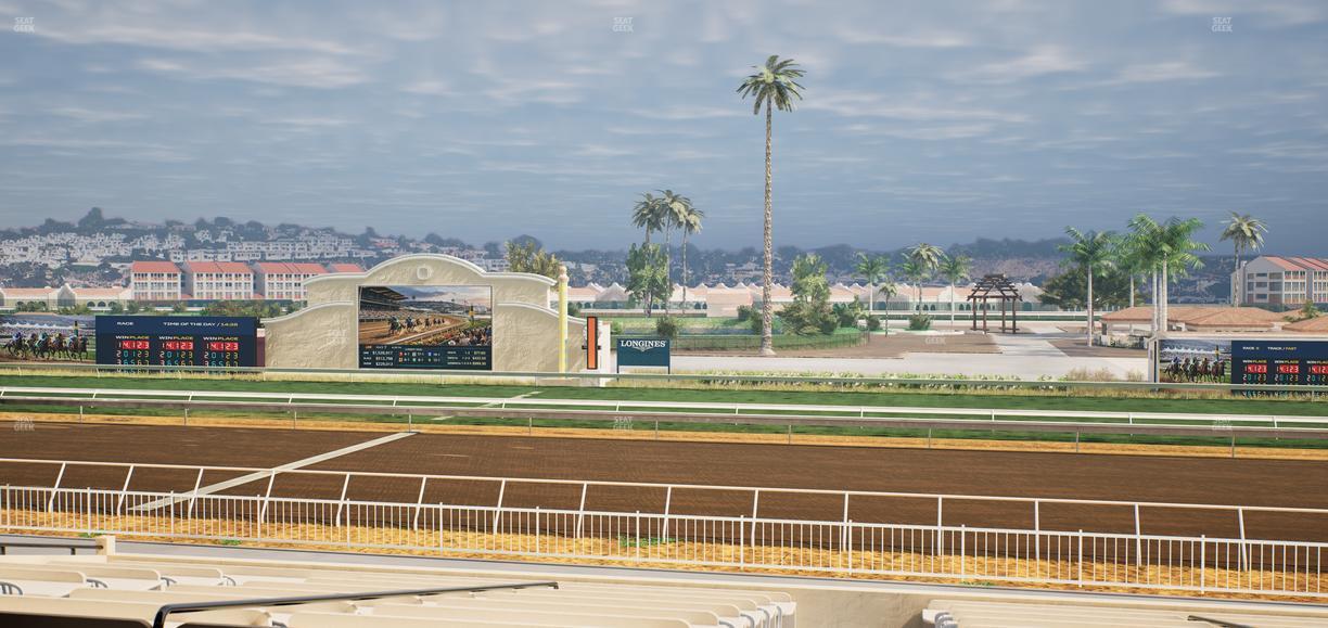 Del Mar Thoroughbred Club - Section Clubhouse Box 6 C Lvl 2 Seat View