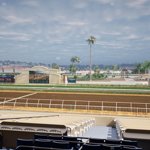 Del Mar Thoroughbred Club - Section Clubhouse Box 6 C Lvl 2 Seat View