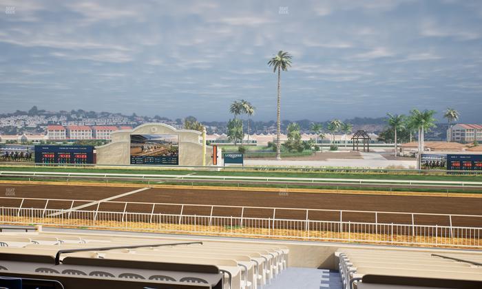 Del Mar Thoroughbred Club - Section Clubhouse Box 6 C Lvl 2 Seat View