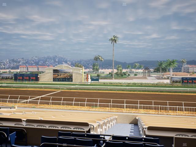 Del Mar Thoroughbred Club - Section Clubhouse Box 6 C Lvl 2 Seat View