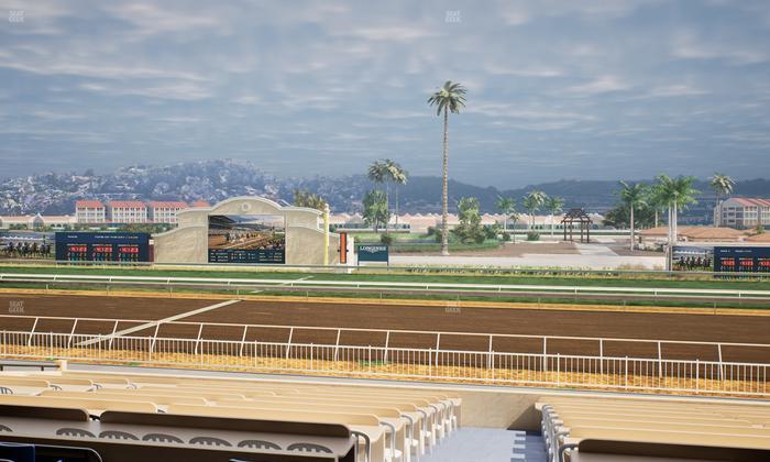 Del Mar Thoroughbred Club - Section Clubhouse Box 6 C Lvl 2 Seat View