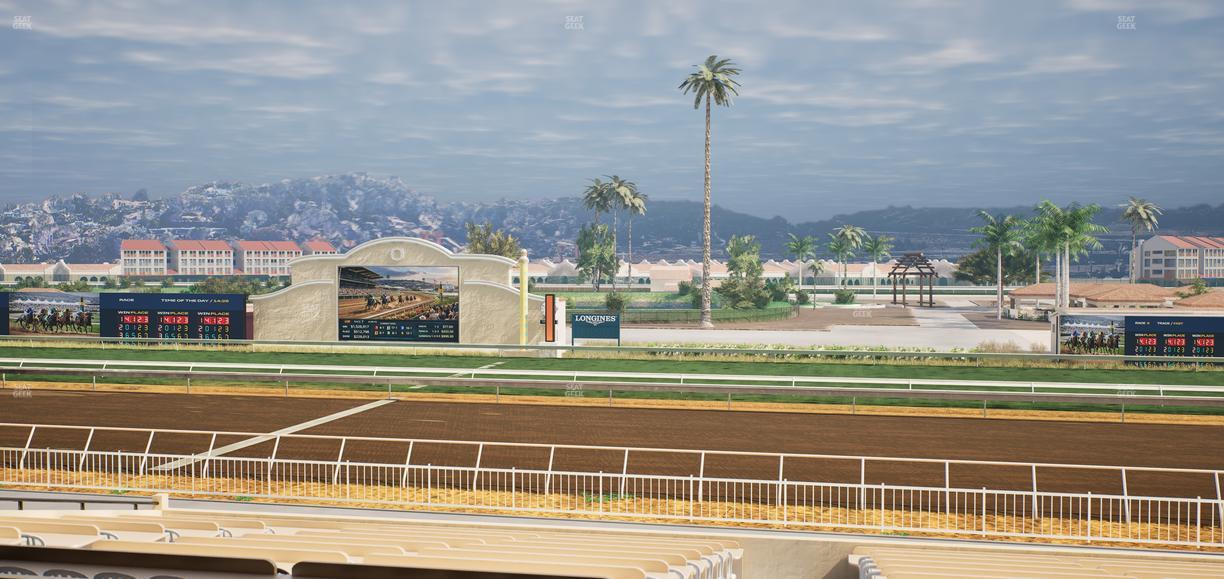 Del Mar Thoroughbred Club - Section Clubhouse Box 6 D Lvl 2 Seat View