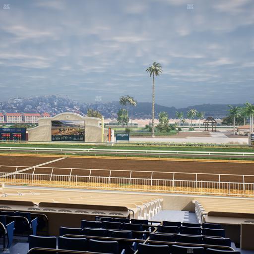 Del Mar Thoroughbred Club - Section Clubhouse Box 6 D Lvl 2 Seat View