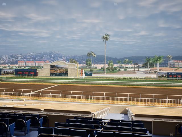Del Mar Thoroughbred Club - Section Clubhouse Box 6 D Lvl 2 Seat View
