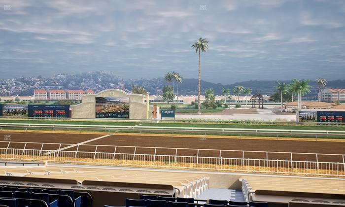 Del Mar Thoroughbred Club - Section Clubhouse Box 6 D Lvl 2 Seat View