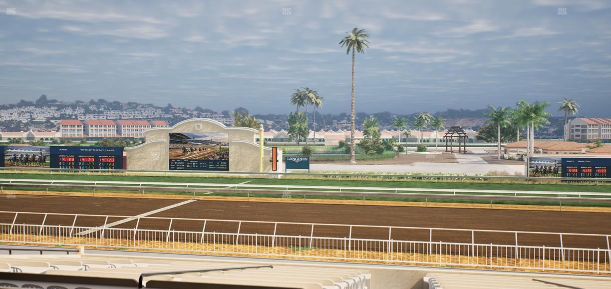 Del Mar Thoroughbred Club - Section Clubhouse Box 6 D Lvl 2 Seat View