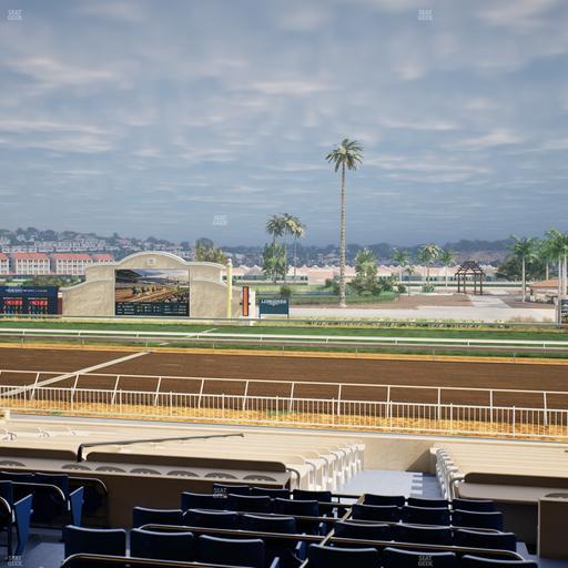 Del Mar Thoroughbred Club - Section Clubhouse Box 6 D Lvl 2 Seat View