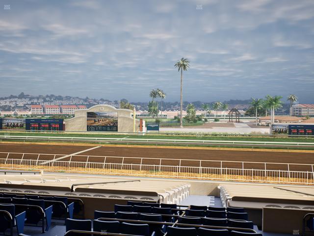 Del Mar Thoroughbred Club - Section Clubhouse Box 6 D Lvl 2 Seat View