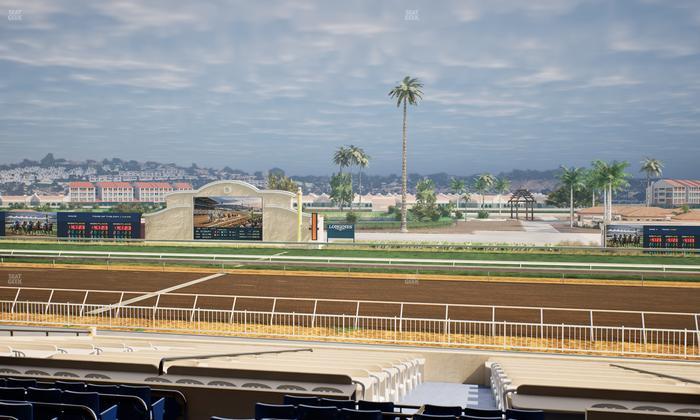 Del Mar Thoroughbred Club - Section Clubhouse Box 6 D Lvl 2 Seat View