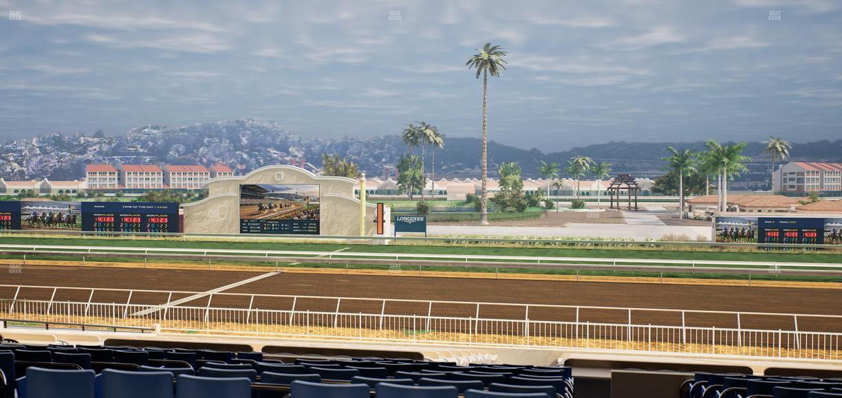 Del Mar Thoroughbred Club - Section Clubhouse Box 6 E Lvl 3 Seat View