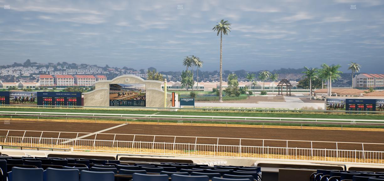 Del Mar Thoroughbred Club - Section Clubhouse Box 6 E Lvl 3 Seat View