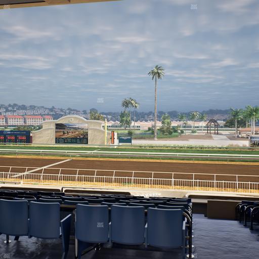 Del Mar Thoroughbred Club - Section Clubhouse Box 6 E Lvl 3 Seat View