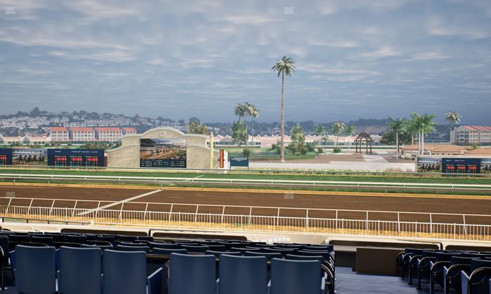 Del Mar Thoroughbred Club - Section Clubhouse Box 6 E Lvl 3 Seat View