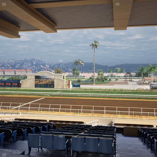 Del Mar Thoroughbred Club - Section Clubhouse Box 6 G Lvl 3 Seat View