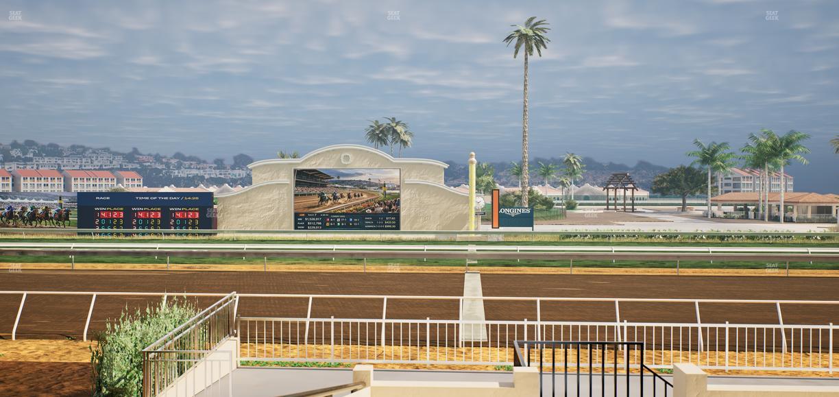 Del Mar Thoroughbred Club - Section Clubhouse Box 601 Lvl 1 Seat View