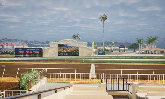 Del Mar Thoroughbred Club - Section Clubhouse Box 601 Lvl 1 Seat View