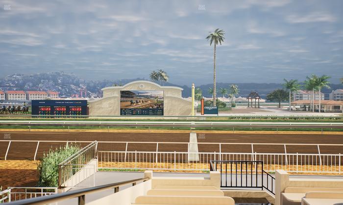 Del Mar Thoroughbred Club - Section Clubhouse Box 601 Lvl 1 Seat View