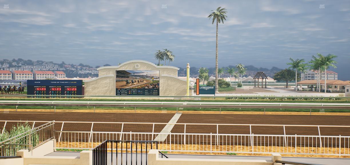 Del Mar Thoroughbred Club - Section Clubhouse Box 602 Lvl 1 Seat View