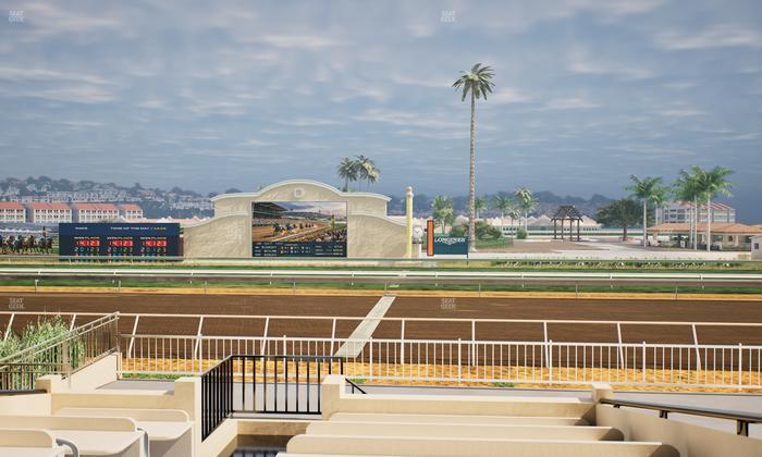 Del Mar Thoroughbred Club - Section Clubhouse Box 602 Lvl 1 Seat View