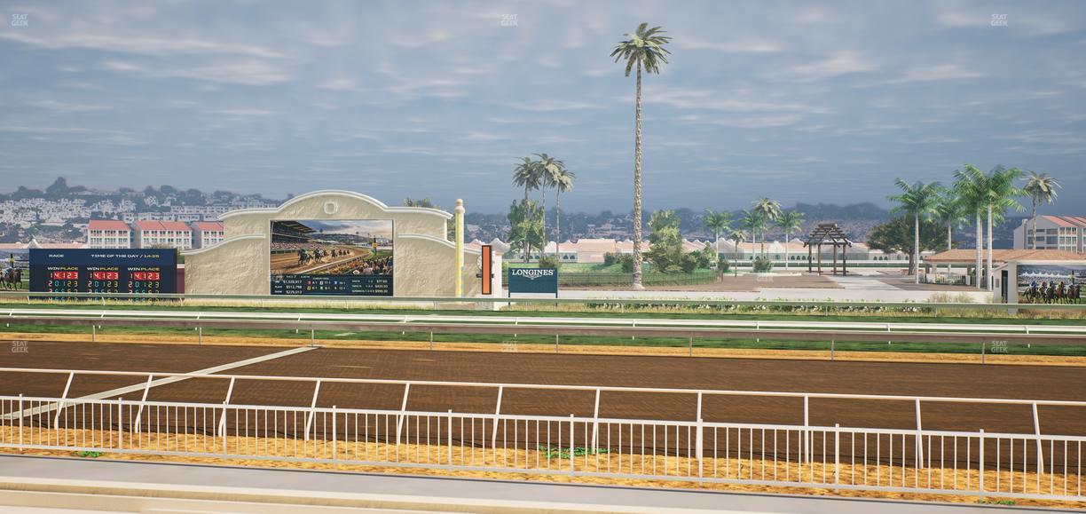 Del Mar Thoroughbred Club - Section Clubhouse Box 605 Lvl 1 Seat View