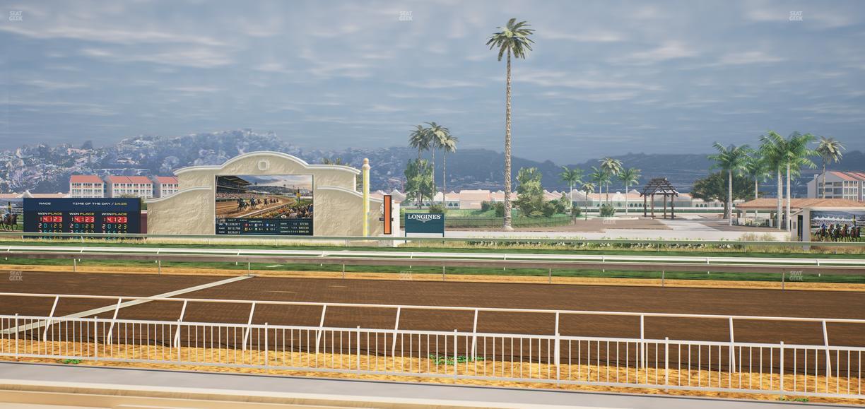 Del Mar Thoroughbred Club - Section Clubhouse Box 605 Lvl 1 Seat View