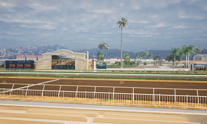 Del Mar Thoroughbred Club - Section Clubhouse Box 605 Lvl 1 Seat View