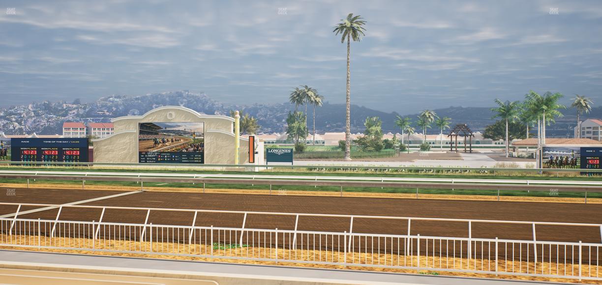 Del Mar Thoroughbred Club - Section Clubhouse Box 606 Lvl 1 Seat View
