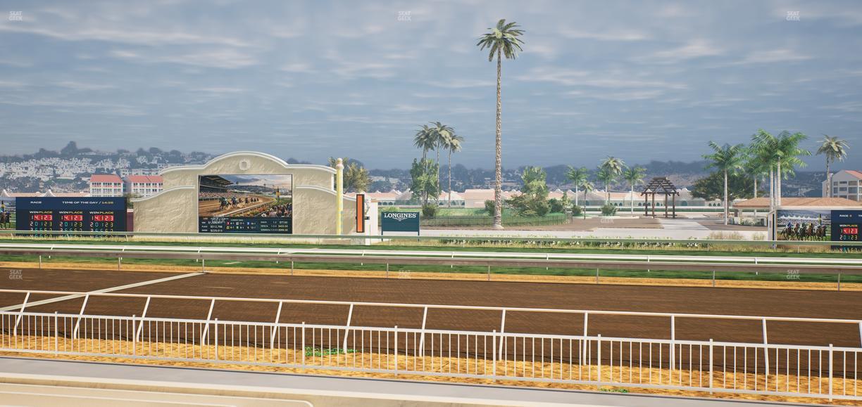 Del Mar Thoroughbred Club - Section Clubhouse Box 606 Lvl 1 Seat View