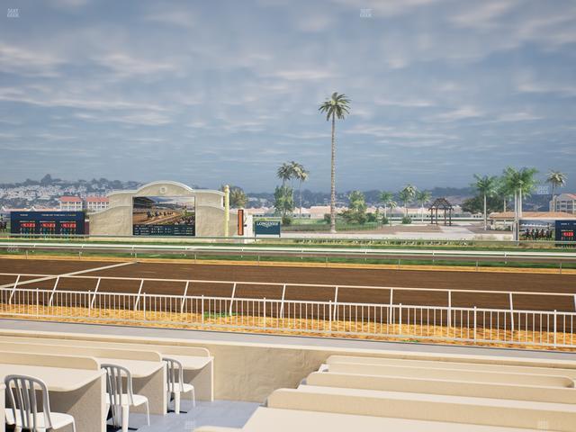 Del Mar Thoroughbred Club - Section Clubhouse Box 606 Lvl 1 Seat View