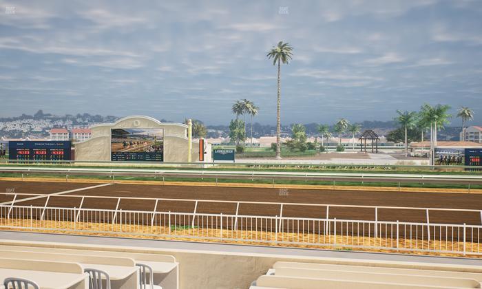 Del Mar Thoroughbred Club - Section Clubhouse Box 606 Lvl 1 Seat View
