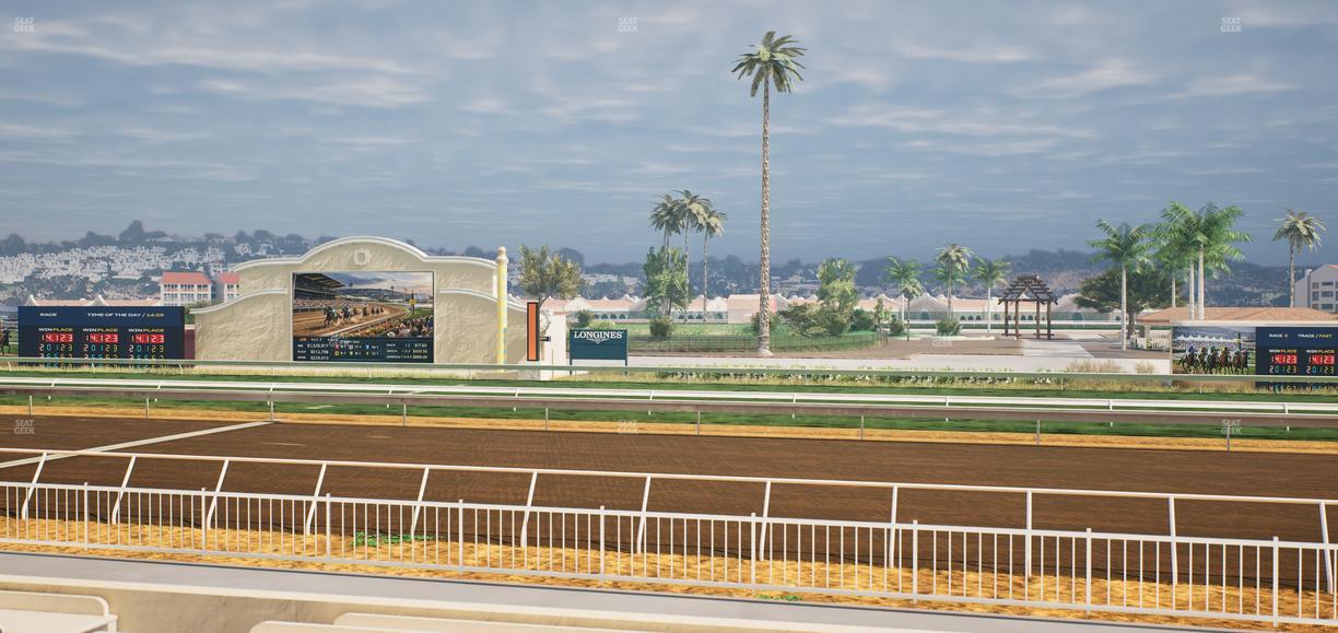 Del Mar Thoroughbred Club - Section Clubhouse Box 607 Lvl 1 Seat View
