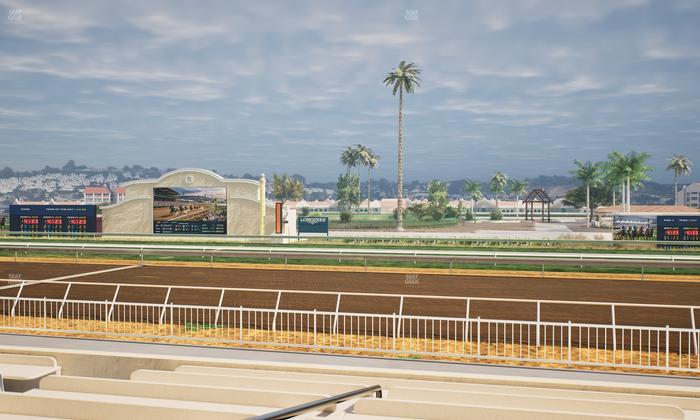 Del Mar Thoroughbred Club - Section Clubhouse Box 607 Lvl 1 Seat View