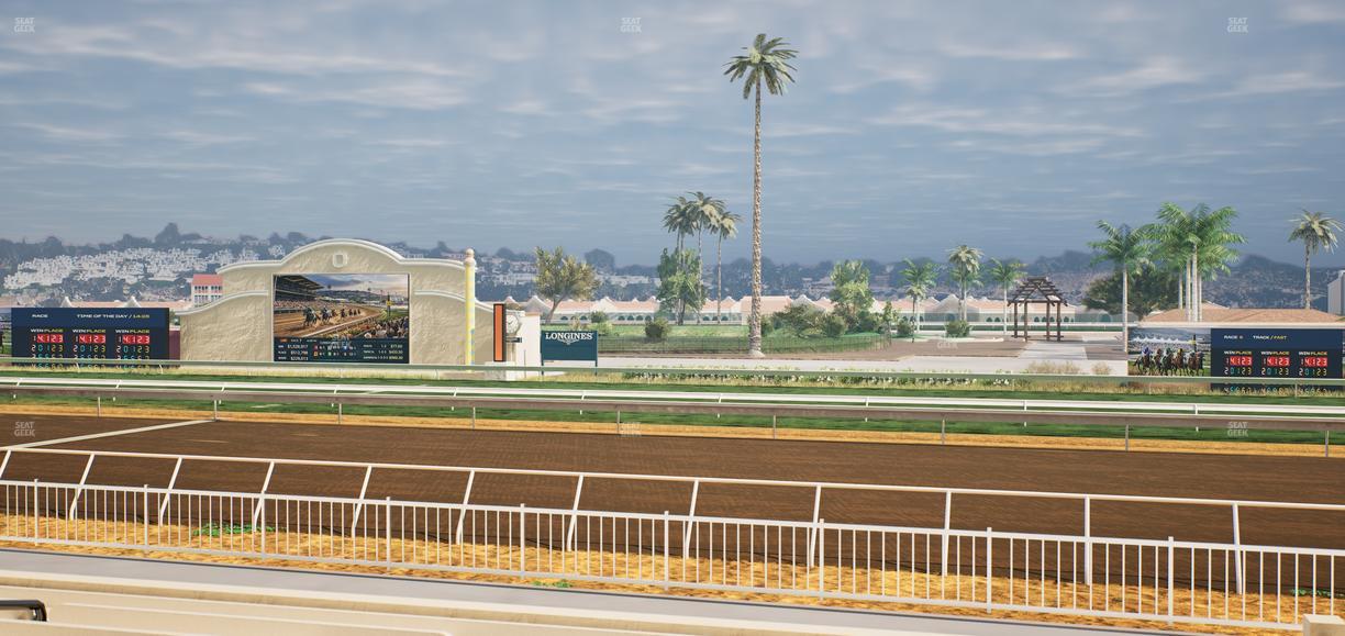 Del Mar Thoroughbred Club - Section Clubhouse Box 608 Lvl 1 Seat View
