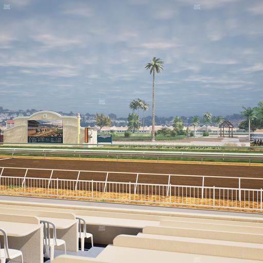 Del Mar Thoroughbred Club - Section Clubhouse Box 608 Lvl 1 Seat View