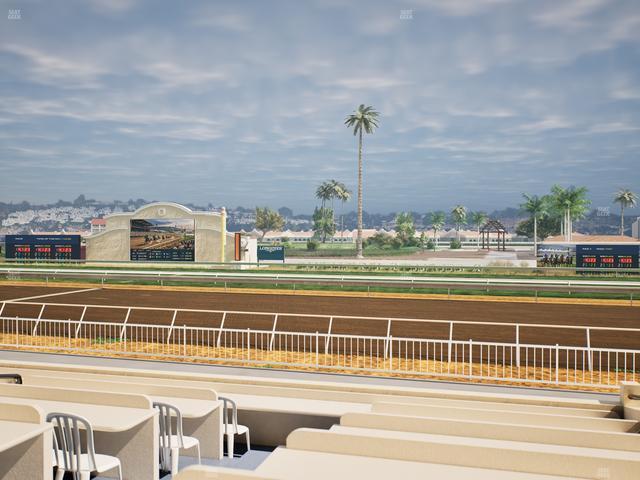 Del Mar Thoroughbred Club - Section Clubhouse Box 608 Lvl 1 Seat View
