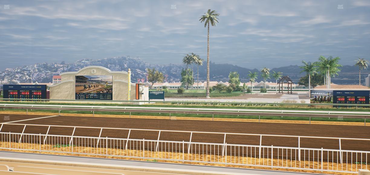 Del Mar Thoroughbred Club - Section Clubhouse Box 608 Lvl 1 Seat View
