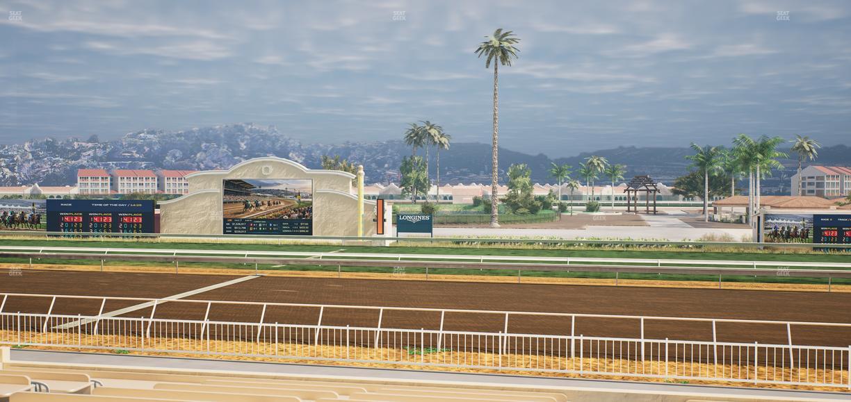 Del Mar Thoroughbred Club - Section Clubhouse Box 7 A Lvl 2 Seat View