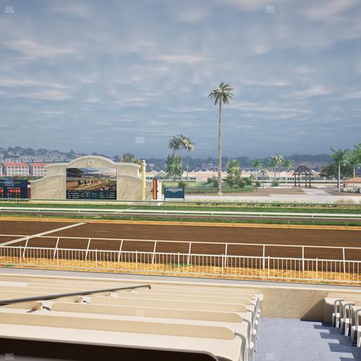 Del Mar Thoroughbred Club - Section Clubhouse Box 7 A Lvl 2 Seat View