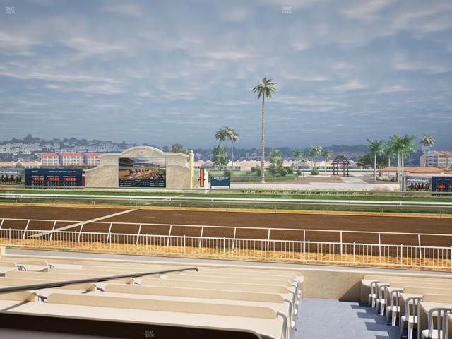 Del Mar Thoroughbred Club - Section Clubhouse Box 7 A Lvl 2 Seat View