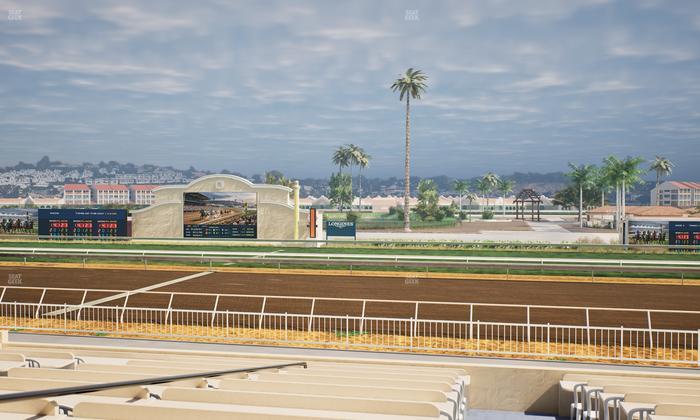 Del Mar Thoroughbred Club - Section Clubhouse Box 7 A Lvl 2 Seat View