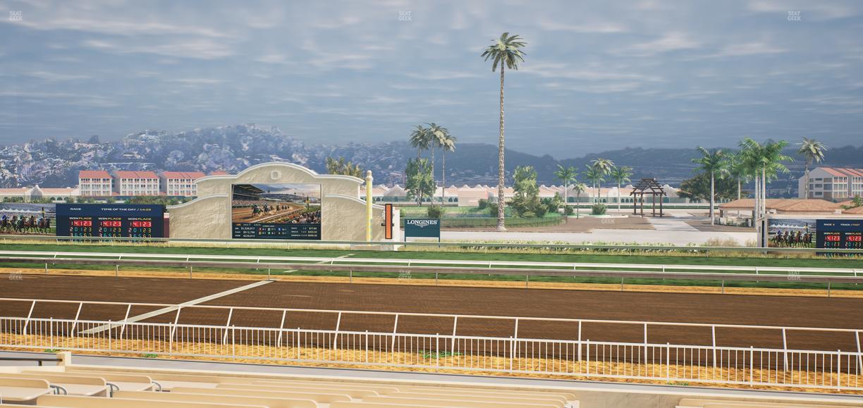 Del Mar Thoroughbred Club - Section Clubhouse Box 7 B Lvl 2 Seat View