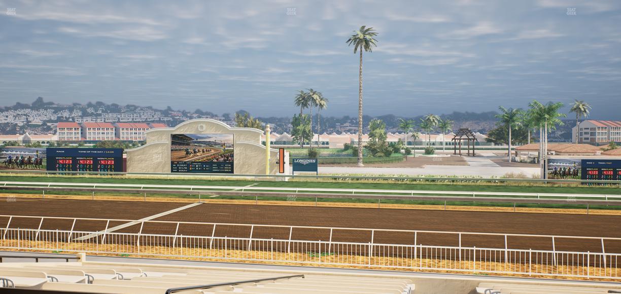 Del Mar Thoroughbred Club - Section Clubhouse Box 7 C Lvl 2 Seat View