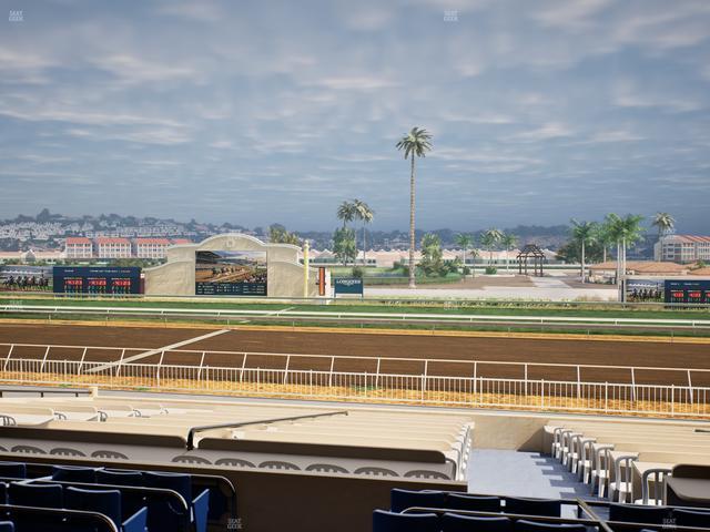Del Mar Thoroughbred Club - Section Clubhouse Box 7 C Lvl 2 Seat View