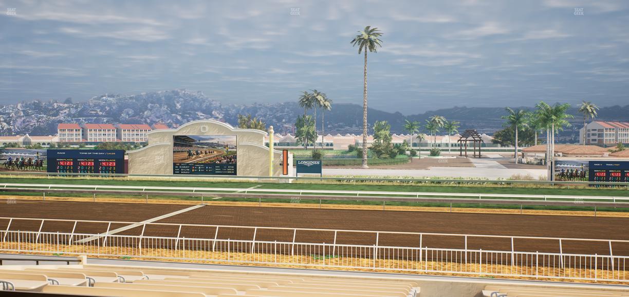 Del Mar Thoroughbred Club - Section Clubhouse Box 7 C Lvl 2 Seat View