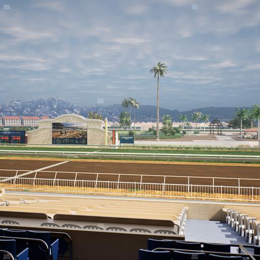 Del Mar Thoroughbred Club - Section Clubhouse Box 7 C Lvl 2 Seat View