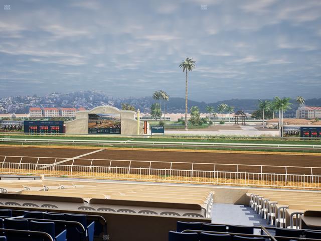 Del Mar Thoroughbred Club - Section Clubhouse Box 7 C Lvl 2 Seat View