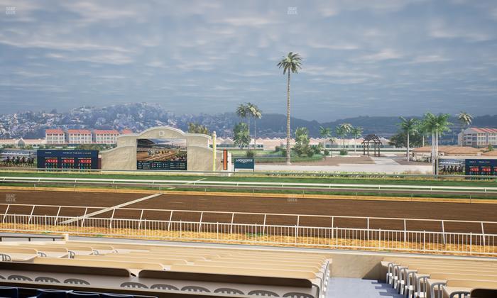 Del Mar Thoroughbred Club - Section Clubhouse Box 7 C Lvl 2 Seat View