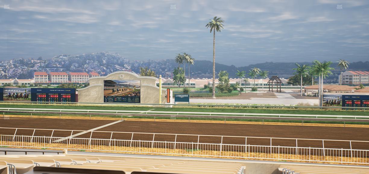 Del Mar Thoroughbred Club - Section Clubhouse Box 7 D Lvl 2 Seat View