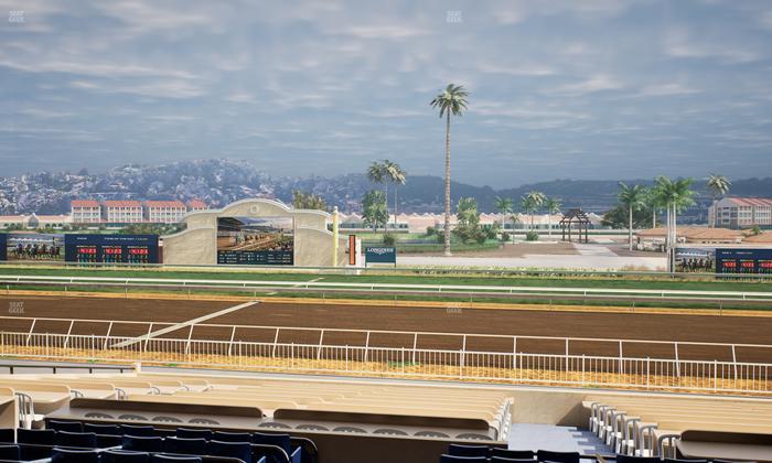 Del Mar Thoroughbred Club - Section Clubhouse Box 7 D Lvl 2 Seat View